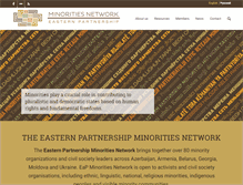 Tablet Screenshot of minorities-network.org